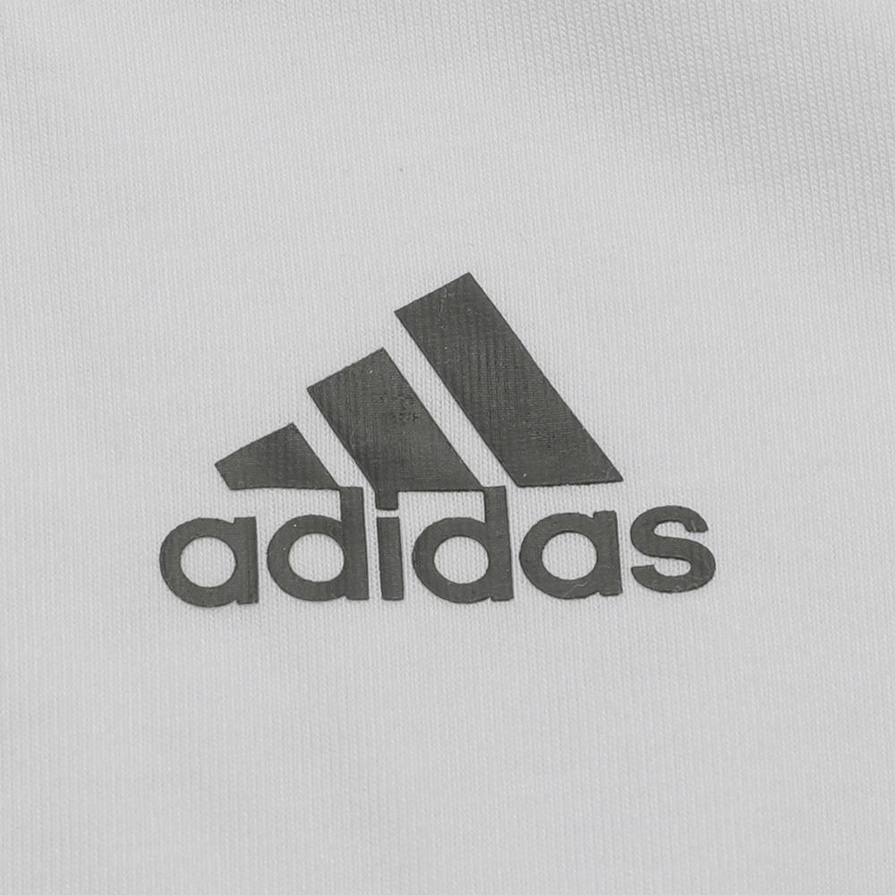 Adidas Футболка с логотипом и лентой Ss Tee, удобная футболка с коротким рукавом и круглым вырезом, женские топы белого цвета FJ6885