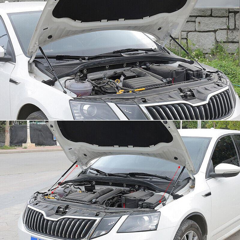 Газовые упоры капота для Skoda Octavia Mk3 2014-2019 Автоаксессуары Стальные передние упоры капота Амортизатор стойки 2 шт.