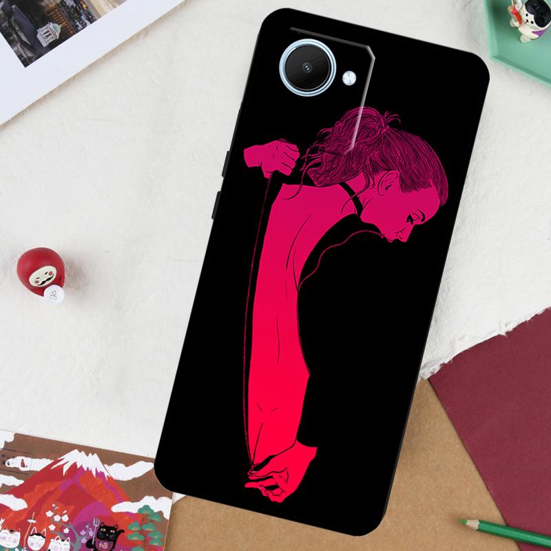Сексуальная Девушка Леди Красные Губы Для Realme 13 Pro Plus 14 12 10 11 GT 6 5 6T GT7 Pro C51 C21Y C25S C75 C67 C61 C53 C55 Чехол