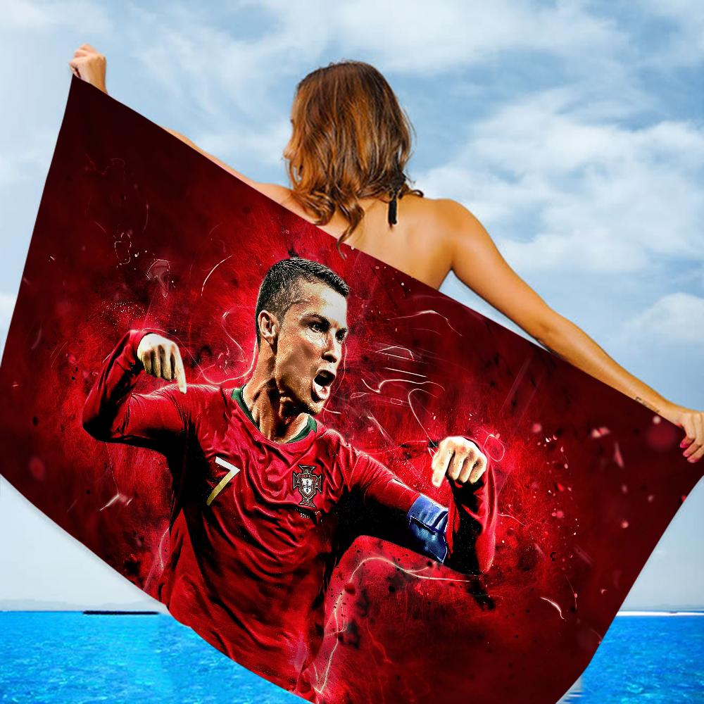 C-Криштиану Р-Роналду C-CR7 Полотенце Микрофибра Пляжное полотенце Впитывающее Быстросохнущее Мягкое Полотенце для йоги, плавания, курорта, альпинизма