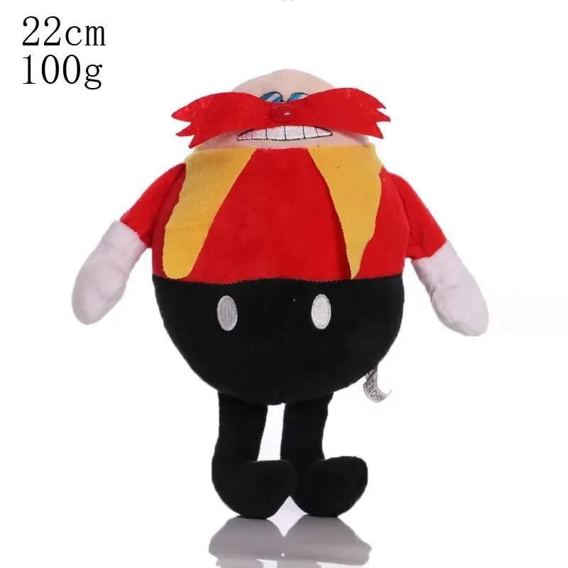 Shadow Hedgehog Plush Toy Soft Stuffed Animal Cartoon Doll Anime Figure Gift For Kids