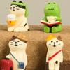 Creative Cat Statue Japanese Handmade Craft Modern Art Model Cute Mini Toy For Kids Kawaii Miniature Dollhouse Accessories Gift
