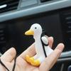 Gypsum Cute Cartoon Car Accessories Swing Duck Pendant Rear View Mirror Can Be Used As Birthday Gift Accessories Car Perfume