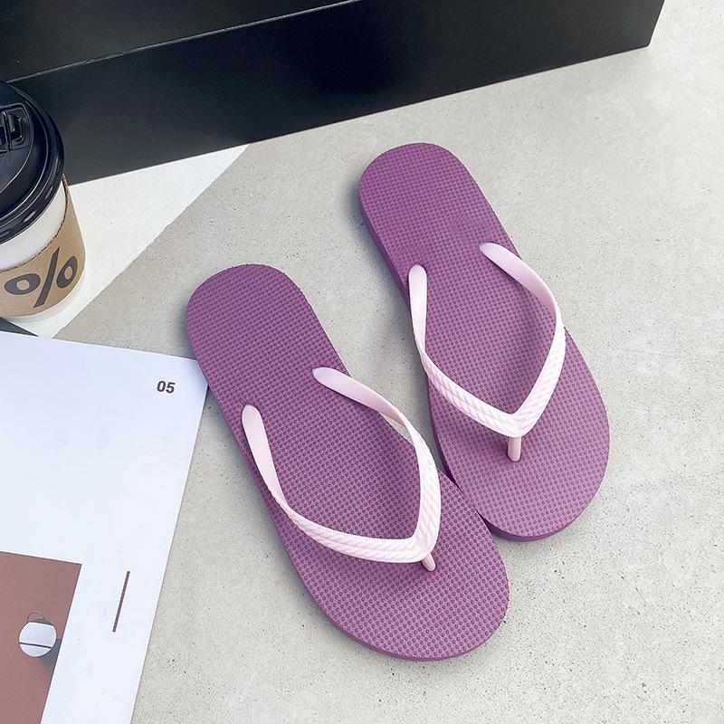 Модные женские однотонные нескользящие шлепанцы: Идеально подходит для летнего отдыха на открытом воздухе, пляжа и ванной комнаты.