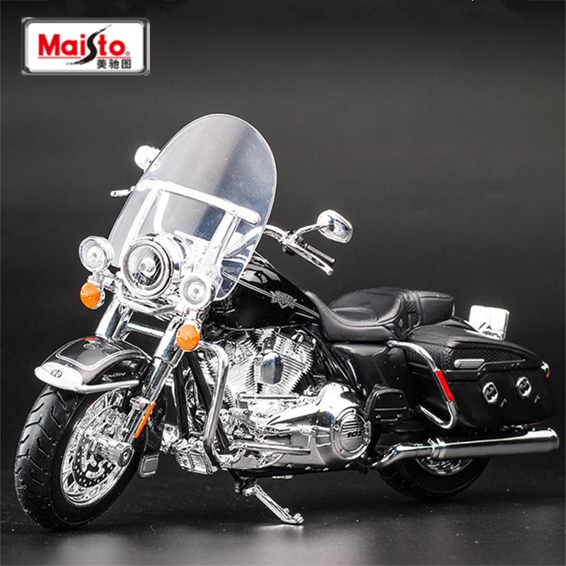 Майсто 1:12 Harley 2013 Flhrc Road King Classic Сплав Дорожный Мотоцикл Модель Литье под давлением Классическая Уличная Модель Мотоцикла Подарки для Детей
