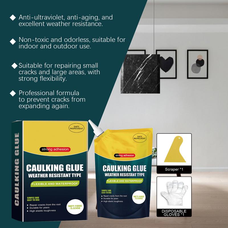 Заполнитель трещин Герметик для ремонта бетона Клей для заполнения цементных швов Водонепроницаемый клей для ремонта протечек крыши Строительные герметики