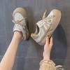 Кроссовки De тренировочные маленькие белые туфли толстая подошва увеличивающие рост спортивные досуговые модные туфли
