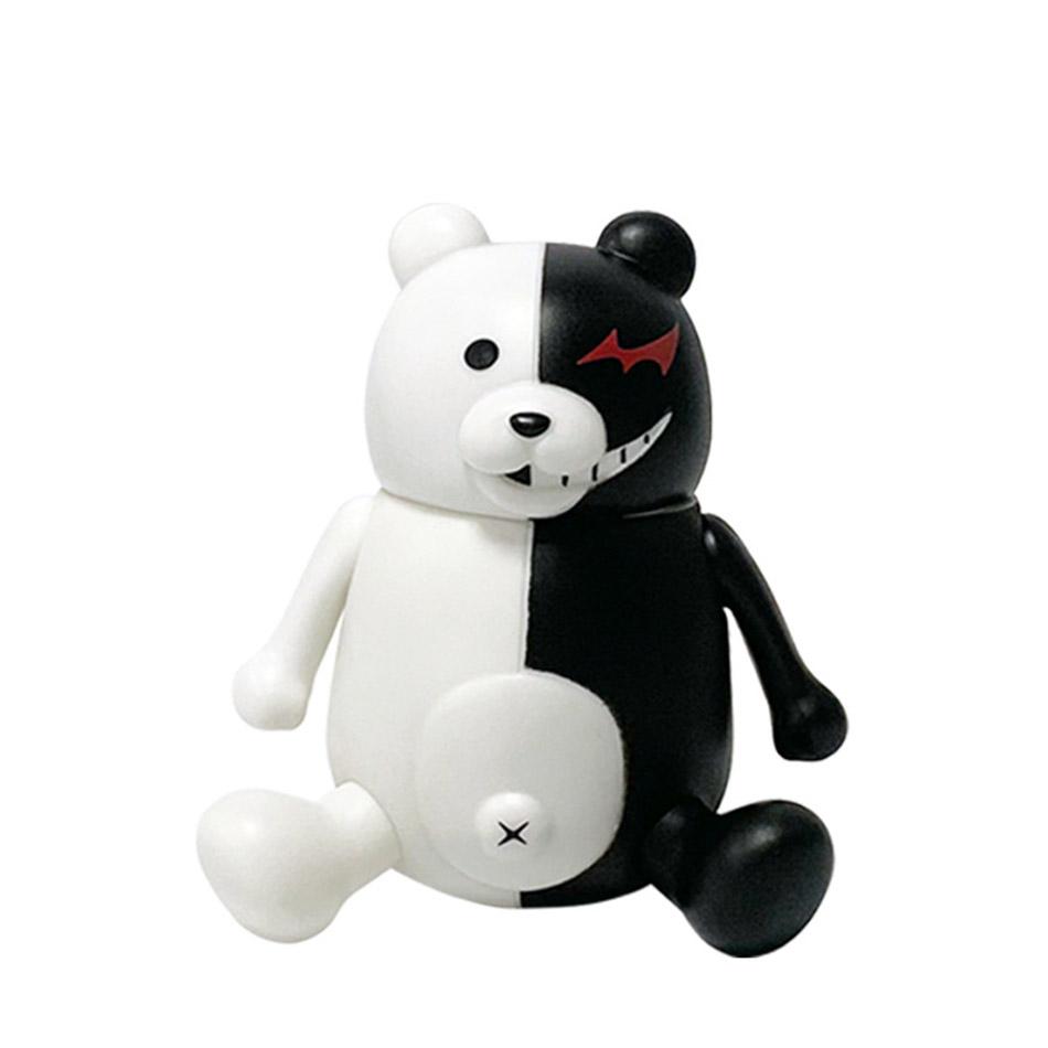 Christmas/New Year Family Gift & Decoration - Monokuma & Pink Monokuma Articulated Action Figure Toy Decoration (Joint Movable)