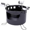 Aluminum Alloy Body Portable Spirit Burner Foldable Camping Cooking Tool Alcohol Stove  Emergency