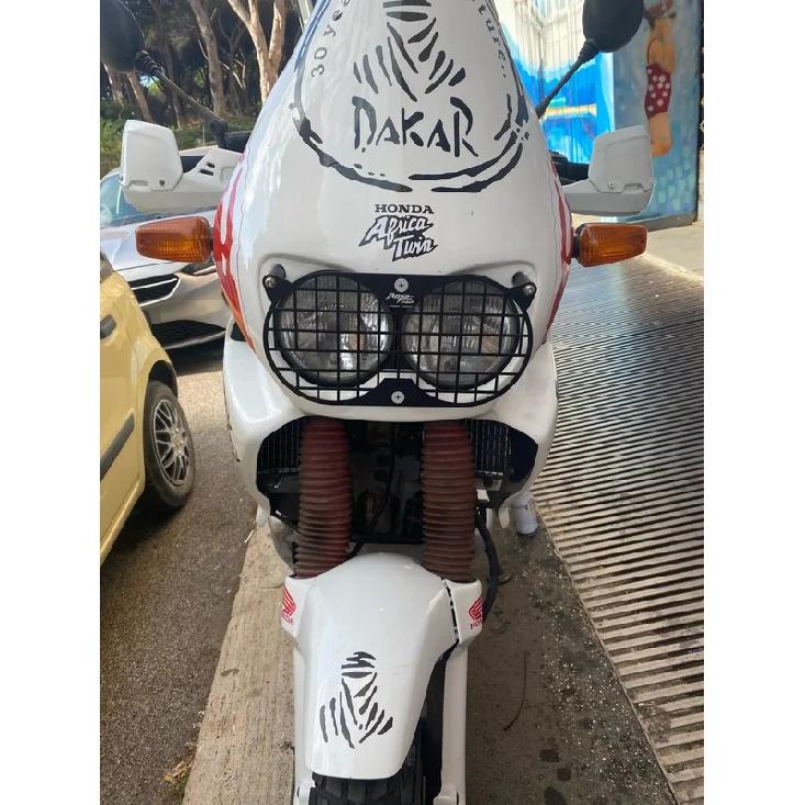 Aluminum alloy headlight protection net for XRV750 Africa Twins 1993-1996