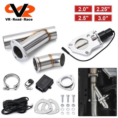 Система электрических выхлопных клапанов из нержавеющей стали с дистанционным управлением от 2,25" до 3"