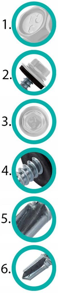 Self-tapping screws GT3 Z14 4.8x19mm RAL 9010