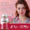 Pslalae Мягкие желатиновые капсулы с клюквой и витамином С - Поддержка иммунитета, Здоровье мочевыводящих путей, Легко глотаемые капсулы - 120 шт.