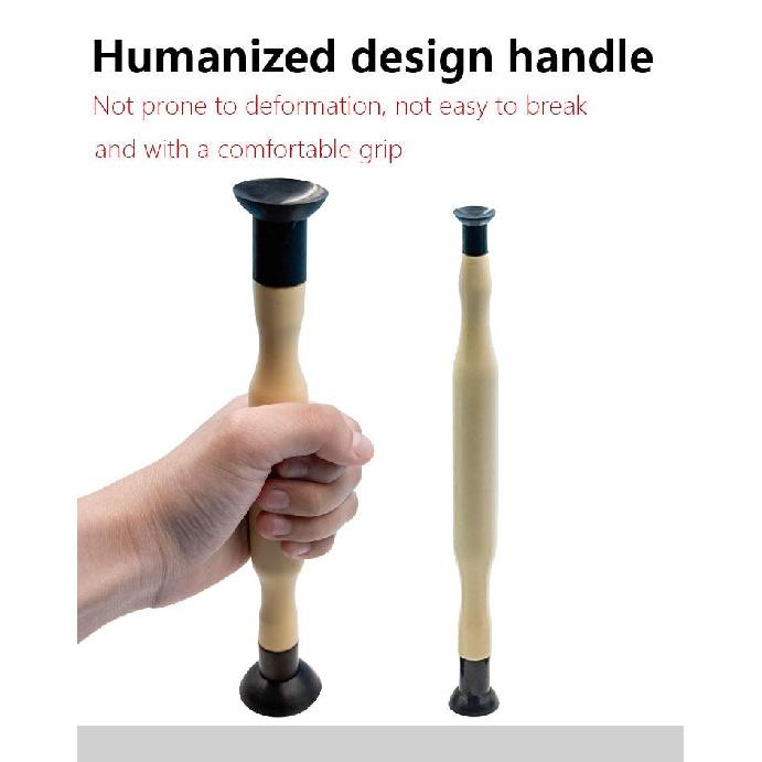 2pcs Valve Lapping Grinding Sticks Grips with Suction Cup Valve Lapping Set for Cylinder Engine Valve Dust Grinding Mass Air Flow 3