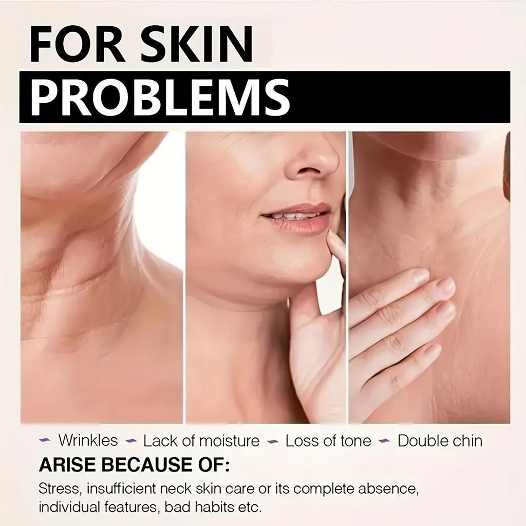 Крем для шеи улучшает текстуру кожи Прощай, NRCK, мелкие морщины исчезают, укрепляет кожу шеи, увлажняет, увлажняет