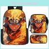 Student Naruto Bag Pack With Oxford Cloth And Cute Character Prints For Kids