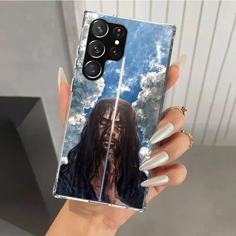 Чехол для телефона Аниме Vagabond Самурай для Samsung Galaxy S26 S24 S23 Ultra S25 Edge S22 S21 Plus S20 FE + Мягкий чехол с принтом Funda Gal