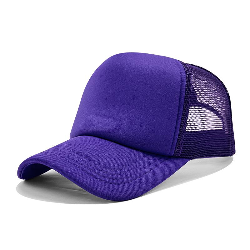 High Quality Custom 3D Embroidery Sublimation Print 5-Panel Trucker Mesh Cap Baseball Gorras Blank Foam Trucker Hat
