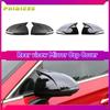 For Hyundai Sonata DN8 2020 2025 Rearview Side Mirror Cover Wing Cap Exterior Door Rear View Case Trim Shell Carbon Fiber Look
