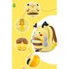 Kids Backpack Bee Model Plus Size 26x24x10cm Yellow Cute Cartoon School Bag for Kindergarten Elementary