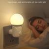 1PC LED Plug-in Night Light 2-color Baby Nursing Eye Sleep Light Bedroom  Socket Lights Energy Saving