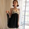 Sex Underwear Sexy V-neck Summer Thin Lace Perspective Advanced Sense Suspender Nightdress