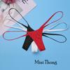 Women's Stretchy Low Rise Micro Mini G-String T-Back Thongs Bikini Lingerie Underwear