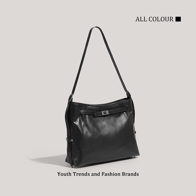Autumn New Women's Bags Fashionable Large-capacity Shoulder Oblique Span Bags Soft Leather Bags Women