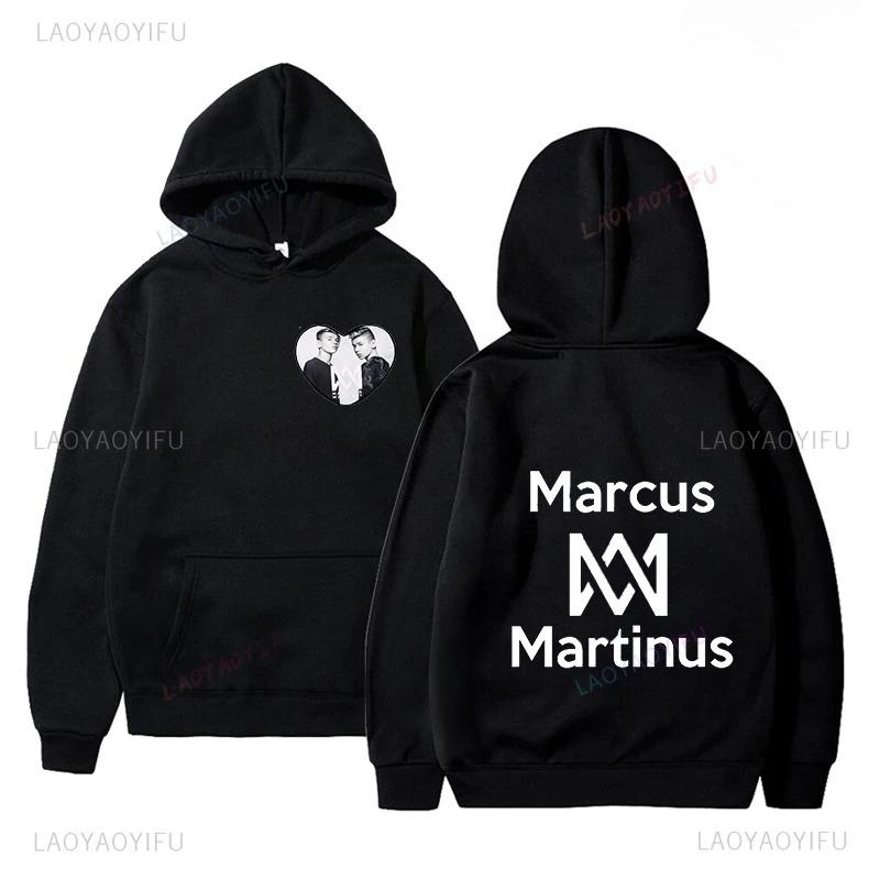 Худи с графикой Marcus Martinus Y2K Унисекс Винтажная уличная одежда Кавайи Аниме Концертный пуловер Повседневная одежда