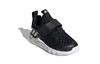 adidas Rapidafle Дышащие Низкие Кроссовки для Малышей Черные Младенцы и Малыши EF9753