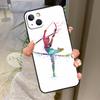 Акварельный чехол для iPhone 17 Pro Max 15 14 13 12 11 16 Pro Max Plus 12 13 Mini 16e 17 Air с принтом "Гимнастика"