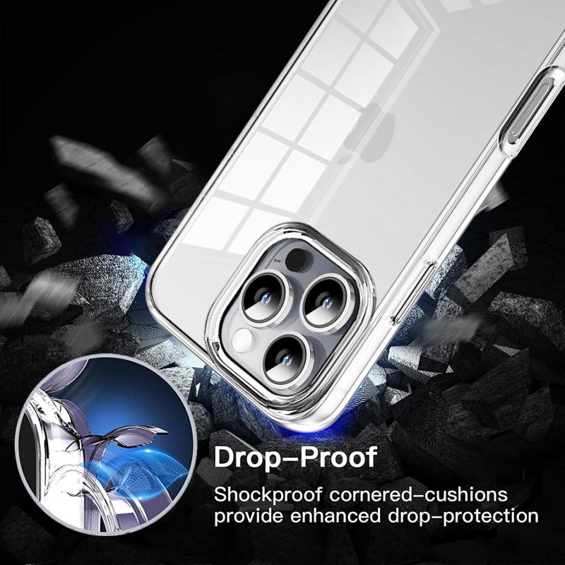 Прозрачный чехол с полной защитой 360 градусов для передней и задней панели iPhone 17 Air 16E 15 14 11 12 13 Pro Max Mini X XR XS 8 Plus, противоударный чехол