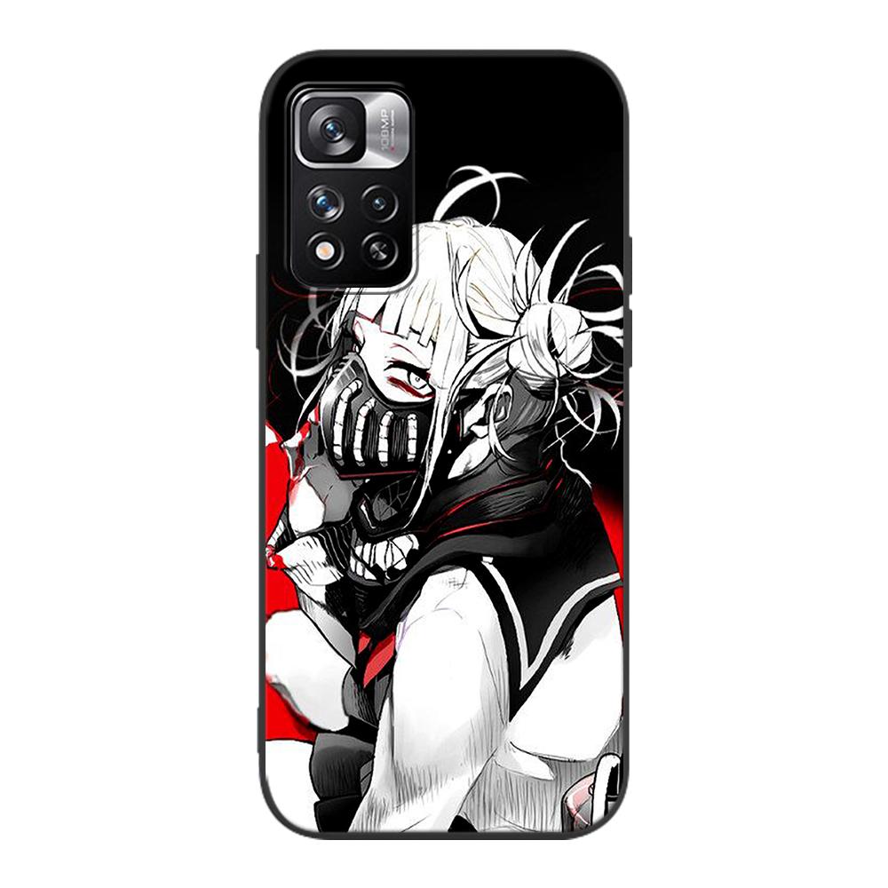 Аниме Моя геройская академия Чехол для Xiaomi Redmi Note 9S 9 8 10 11 Pro 9C 9A 7 8T 7A 8A 6A 6 10S Черный Мягкий Силиконовый Чехол для Телефона