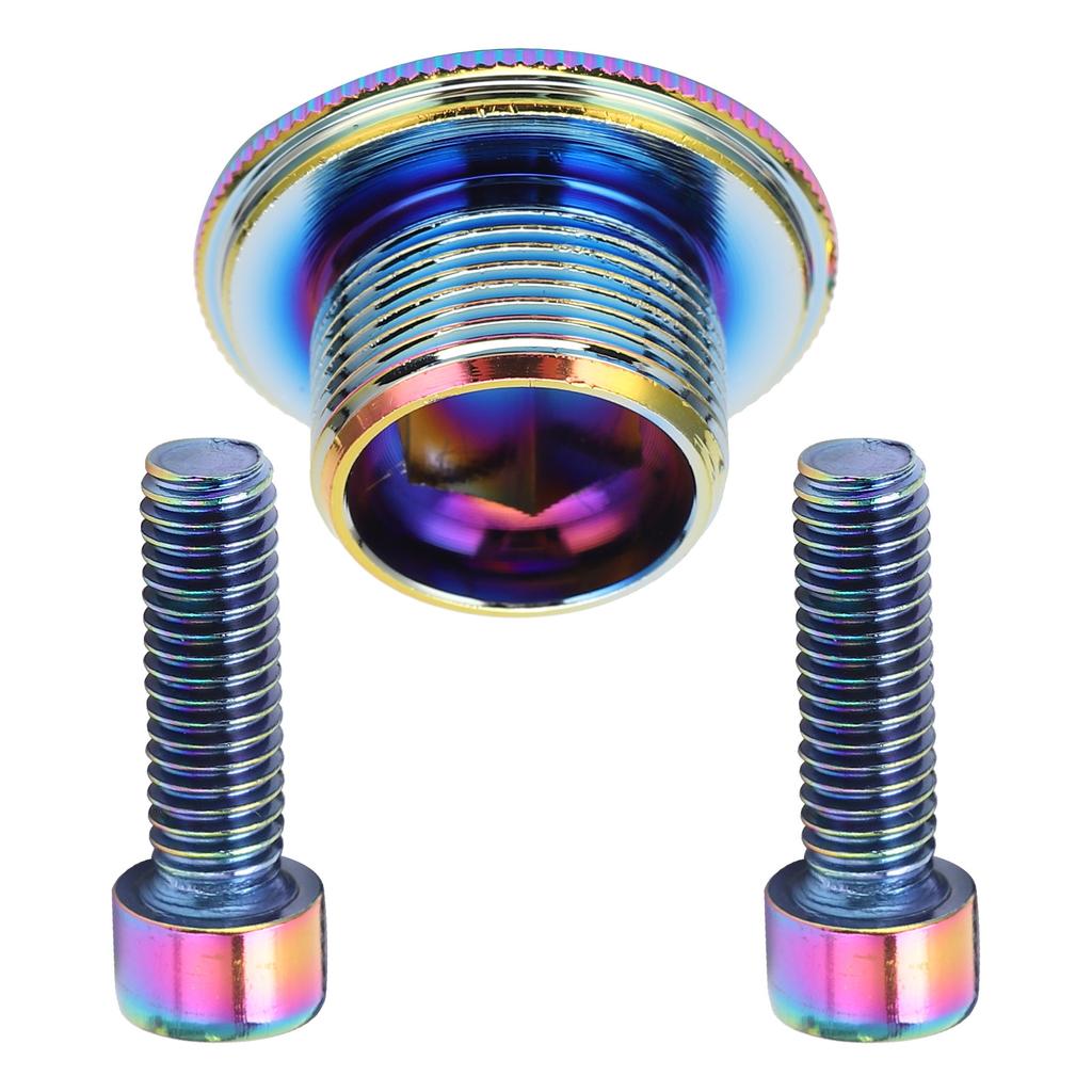 KRSEC велосипедный винт крышки шатуна алюминиевый сплав M18 крепежный болт шатуна с крышкой