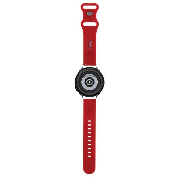Pasek do smartwatch Hello Kitty 20mm Czerwony Silicone Kitty Head