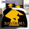 LN Silent Escape Bedding Quilt Set Quilt Cover Pillowcase Home Decoration Birthday Gift (1 * duvet cover + 2 * pillowcase, without core)