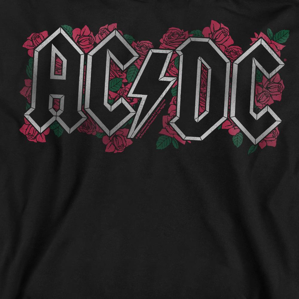 AC/DC Unisex Adult Roses Logo Sweatshirt