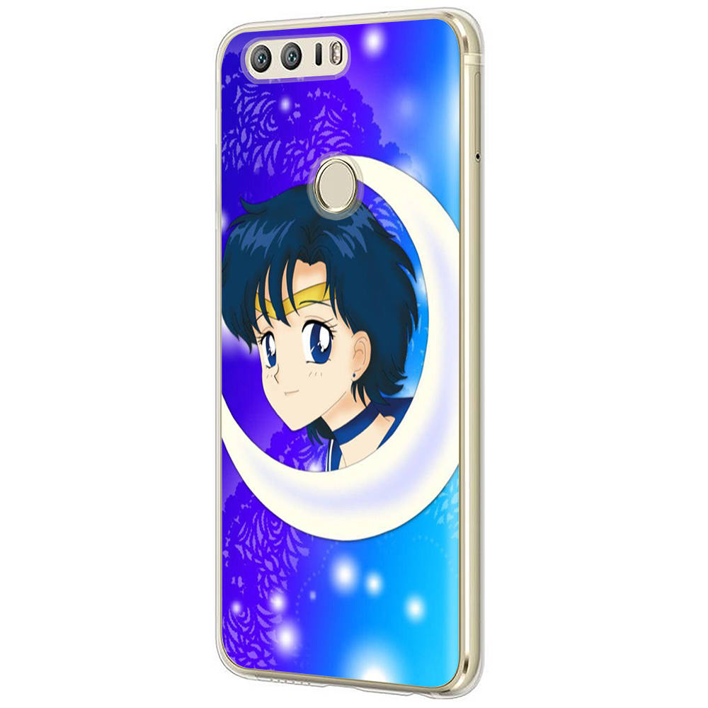 Чехол DT23 Sailor Moon для Samsung A04 A14 A23 A34 A54 M23 M33 M52 M53 Realme 10 9 C30S C35 C55 VIVO Y02S Y21 Y33S Y51 X80 Pro Прозрачная крышка