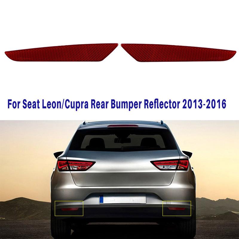 For Seat Leon/Cupra 2013 2014 2015 2016 Rear Bumper Reflector Turn Signal Lamp Taillight 5F0945105F 5F0945106F(No Bulb)