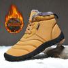 JAHSEH Men Winter Snow Boots Super Warm Men Hiking Boots High Quality Men's Boots Outdoor Motorcycle Sneakers Big Size 39~46