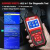 KW870 6V 12V Car Motorcycle Battery Tester OBD2 Diagnostics Tool Scanner 2 In1 Cranking Charging Test Tools for the Car