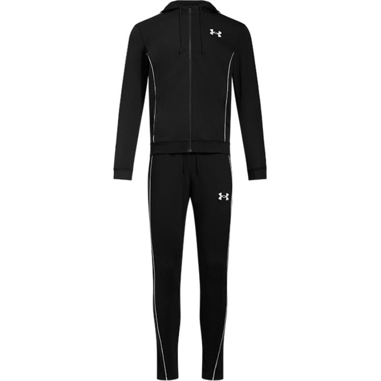 Under Armour Спортивный костюм с капюшоном на молнии и брюки мужской Черный 1390152-001