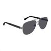 Gucci Logo Detail Aviator Sunglasses Men's Black