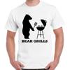 Bear Grills Funny Men Women Unisex Animal Bbq Vintage Retro T Shirt 2878