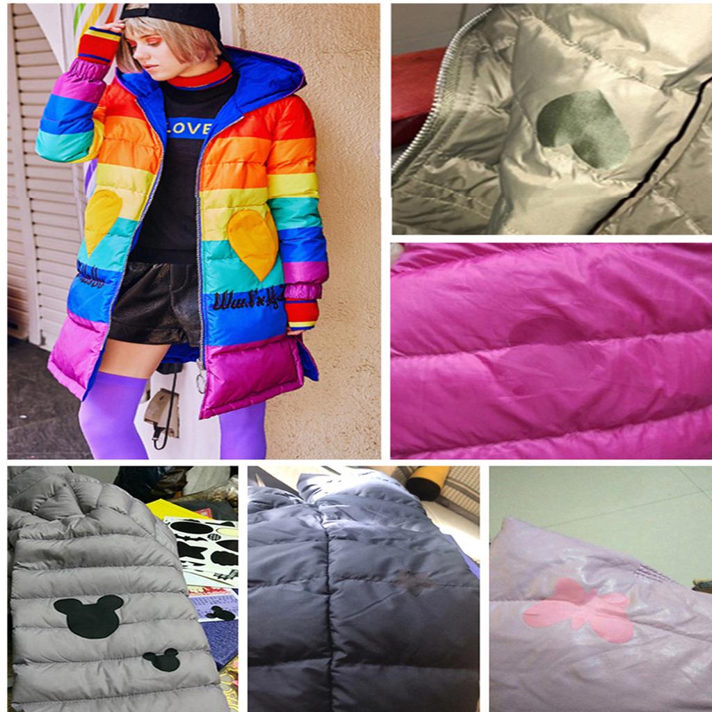 Self Adhesive Nylon Patches For Down Jackets Pants Clothes Repair Washable Patch Apparel Sewing Fabric