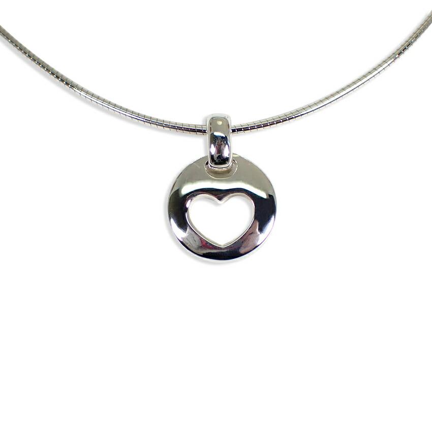 [Used] TIFFANY/Tiffany 925 Heart Omega Chain Pendant [g388-39]