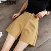 WTEMPO Summer Women's Chiffon Shorts Fashion High Waist Loose Shorts Wide Leg Shorts Casual Shorts Suit Shorts