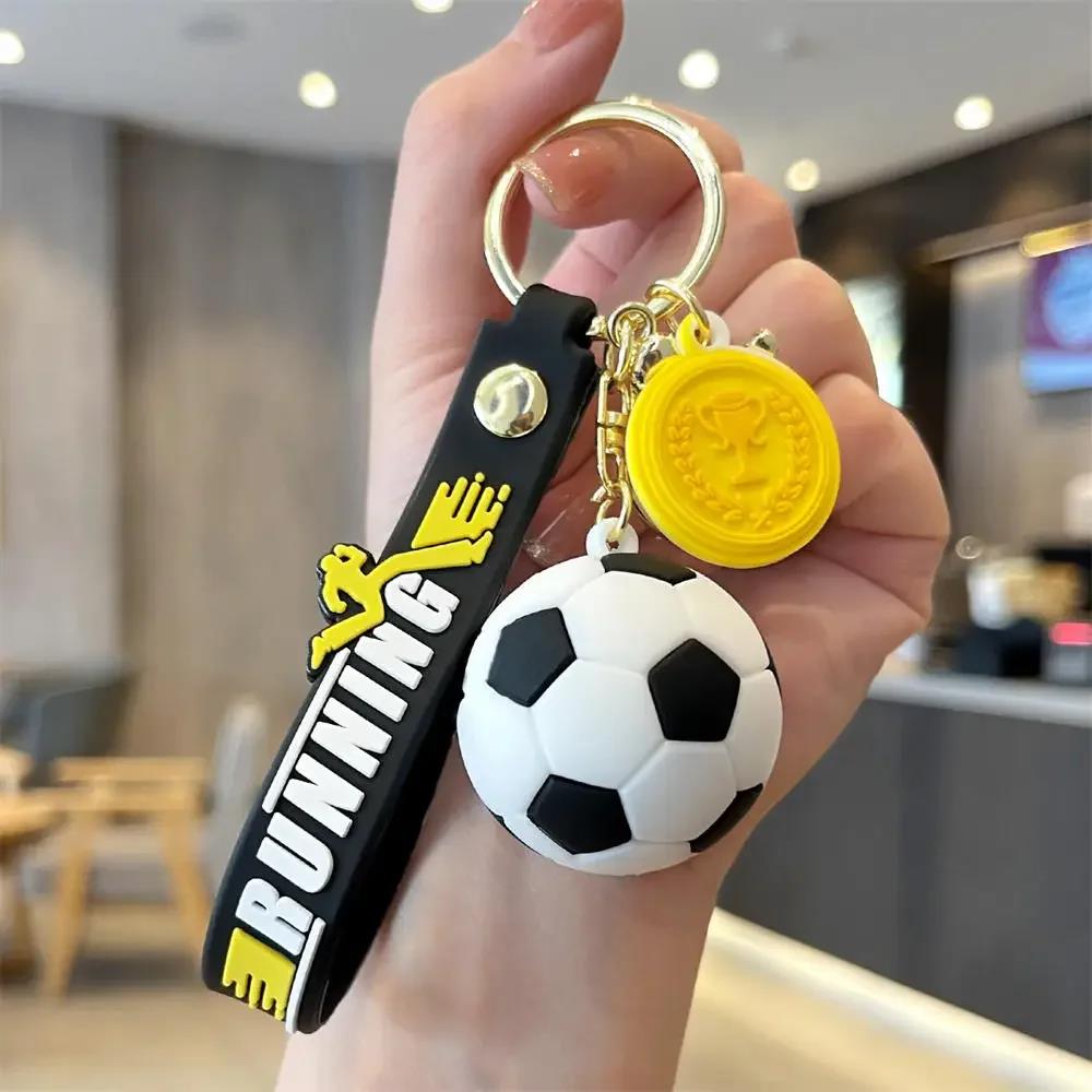 PVC Football Keychain Ornaments Business Volleyball Beach Ball Sport For Players Student Sports Souvenirs Competition Prizes 4