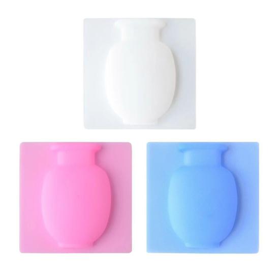 1/2/3 шт. настенное крепление силиконовая ваза многоразовая самоклеящаяся для домашнего офиса внутреннего холодильника окна настенные подвесные растения ваза для цветов наклейка украшение