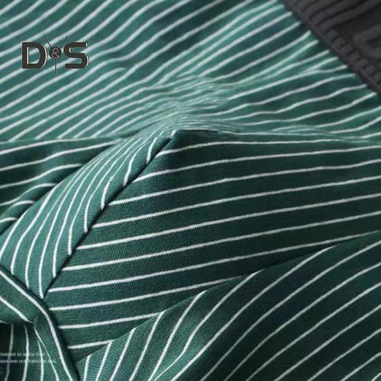 Мужское нижнее белье-боксеры, тонкие шорты в полоску со средней посадкой и принтом в стиле пэчворк, быстросохнущие U-выпуклые трусики